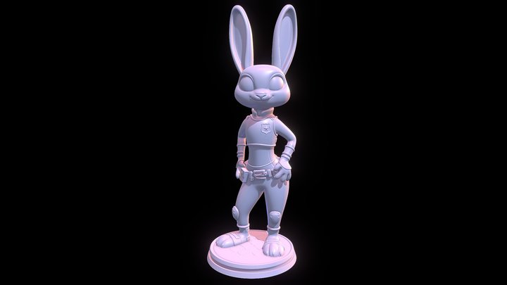 Judy Hopps - Zootopia 3D print 3D Model