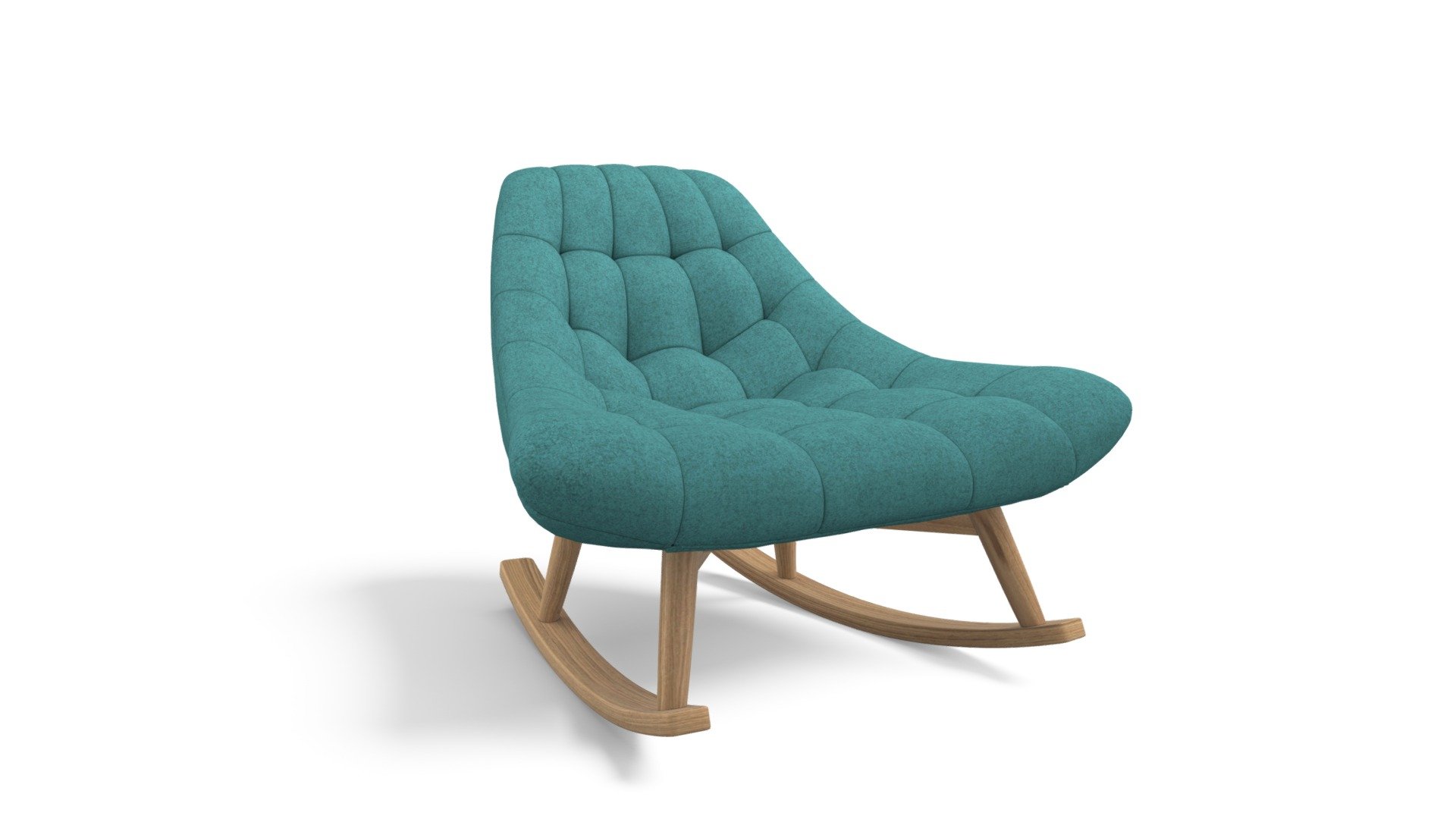 Kolton Rocking Chair Mineral Blue Download Free 3D model by