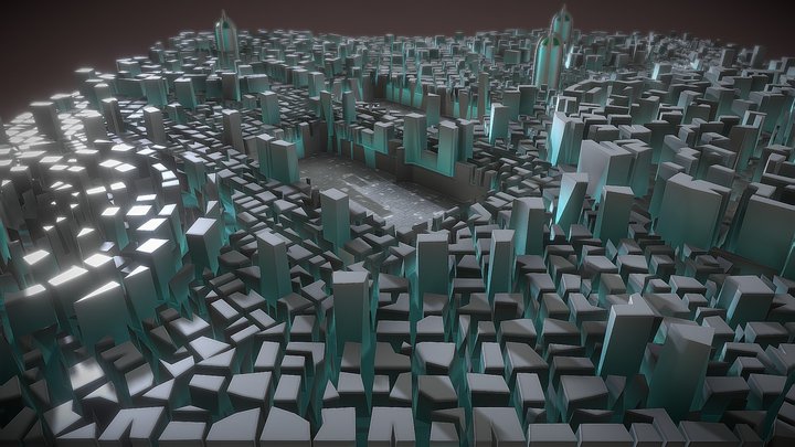 MEGATROPOLIS CITY WORLD – Gratis 3D-model STL