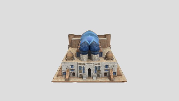 Kozha Akhmet Mausoleum Model 3D Model