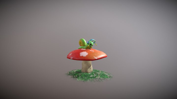 Dancing Snail 3D Model