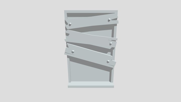 Boarded_Window 3D Model