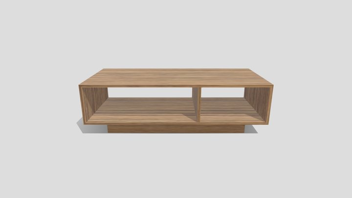 TV Stand (Low Poly) 3D Model