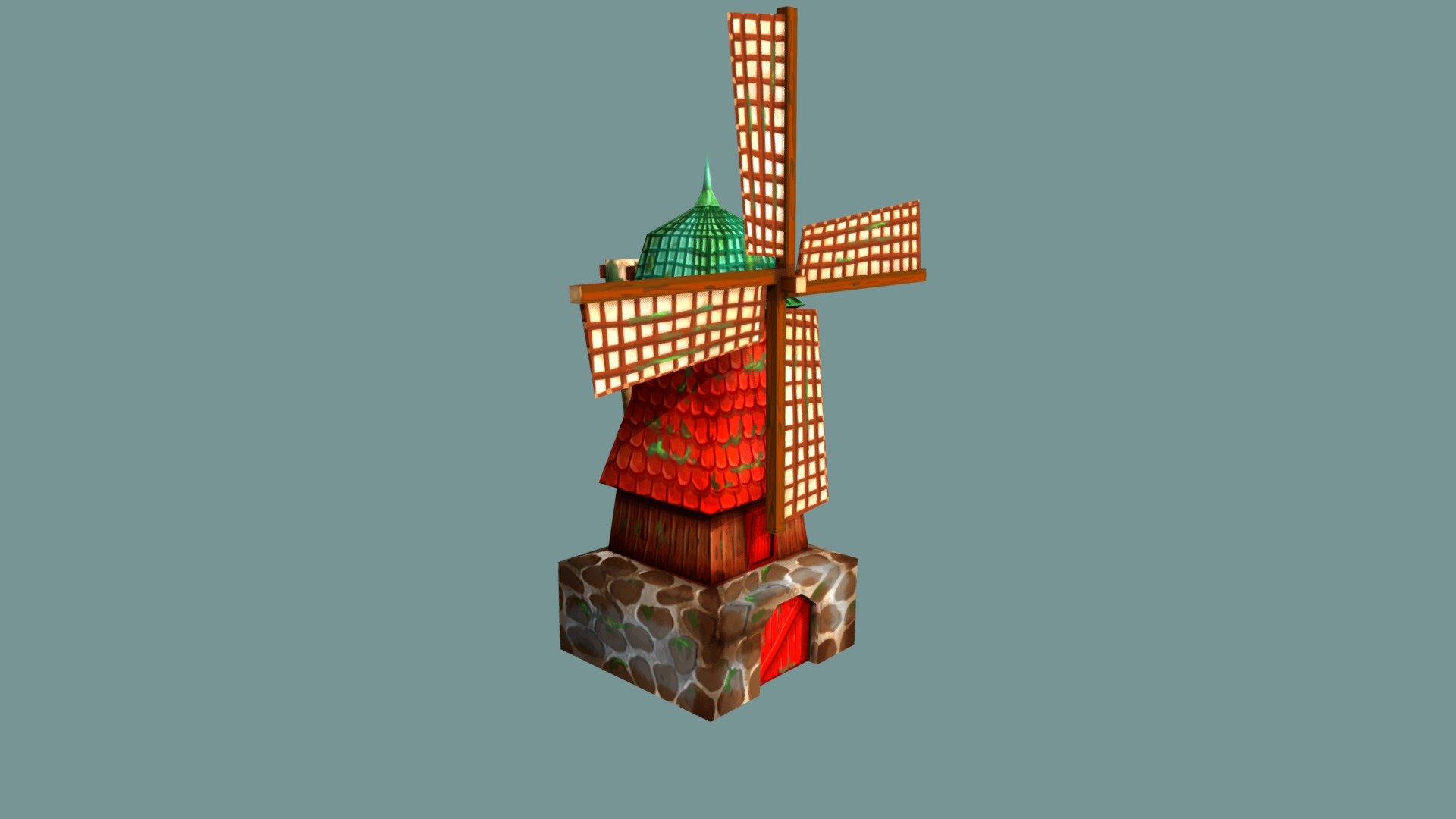 Low Poly Windmill