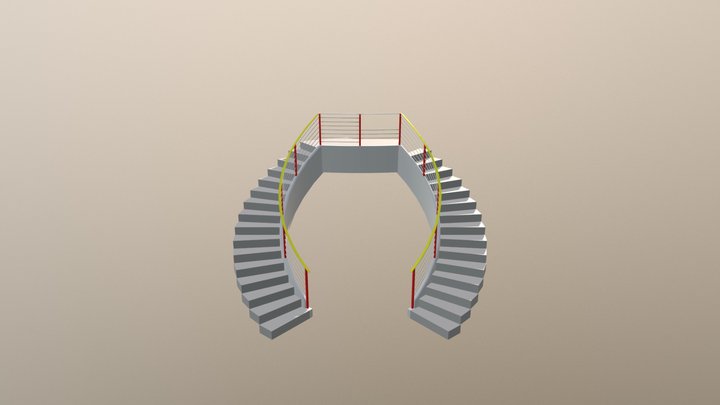 Interior Rail MODEL FN Const 3D Model