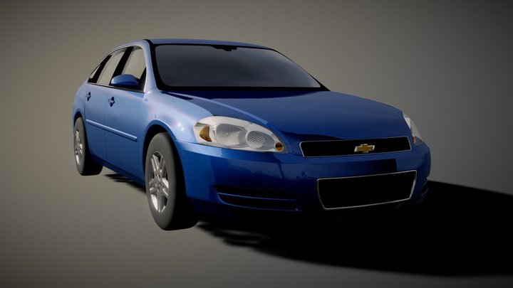 Chevrolet Impala 2009 Sedan (Old) 3D Model