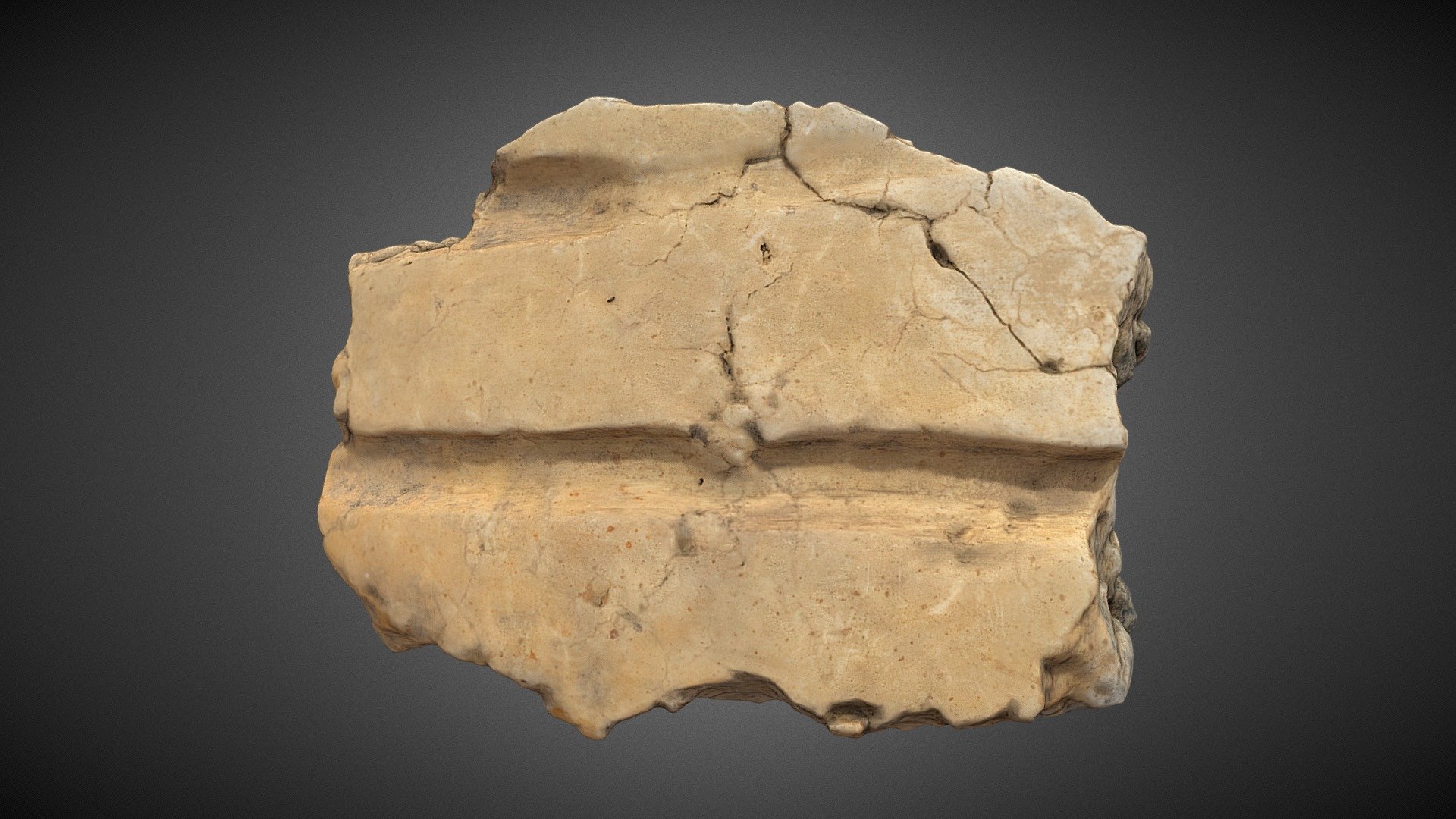 Marksville incised shard