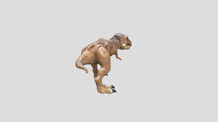 Tyrannosaurus Toy Figure 3D Model