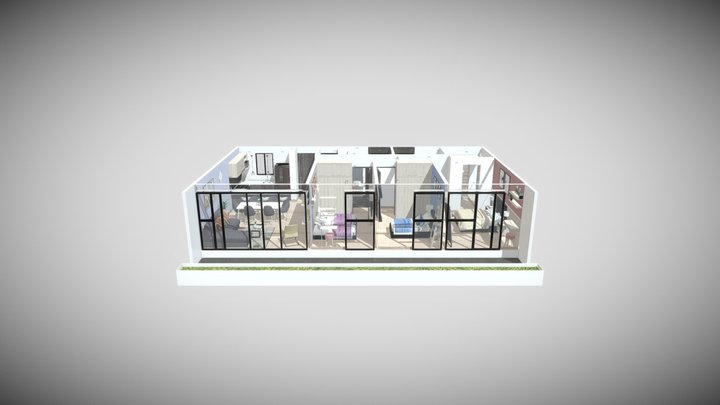 Family Apt. 3D Model