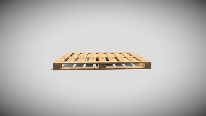 Wooden Pallet 3D Model