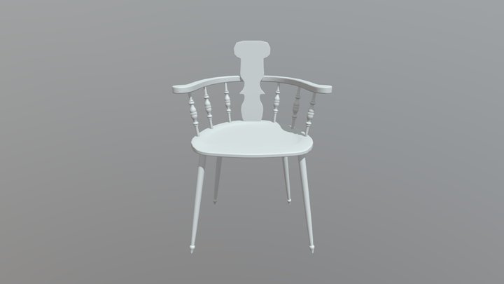 Bag End Chair Model 3D Model