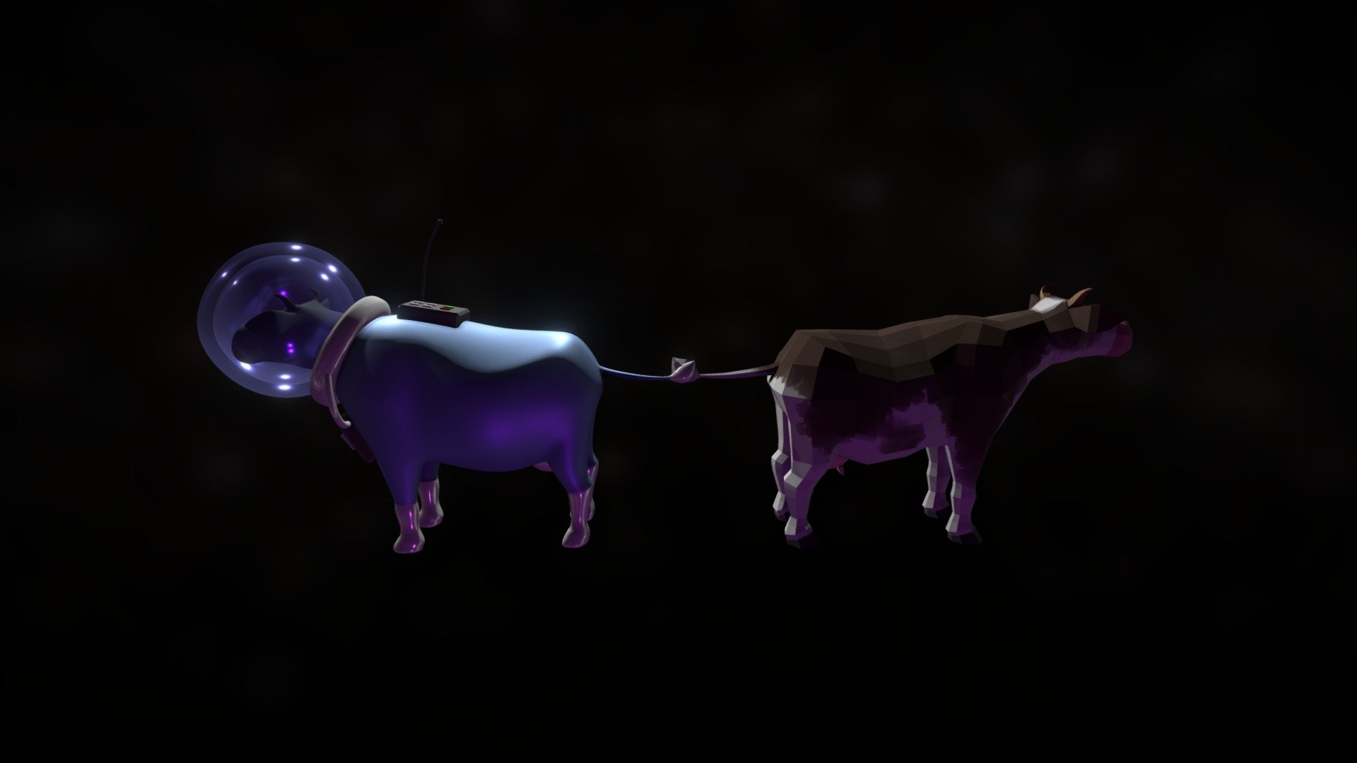 Earth Cow vs. Space Cow