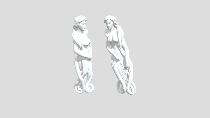 Serpent Women 3D Model