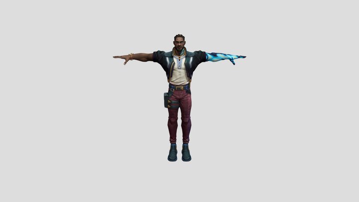 Veto (T-pose) – Modello 3D gratuito STL
