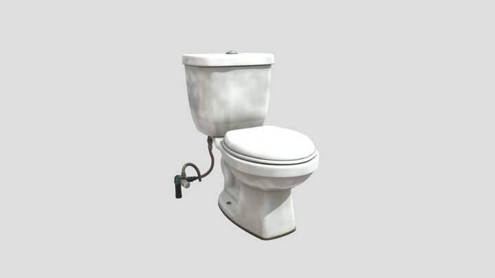 Dirty Toilet – Kostenloses 3D-Modell STL