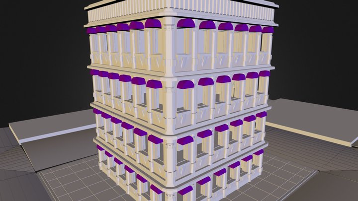 immeuble-hotel 3D Model