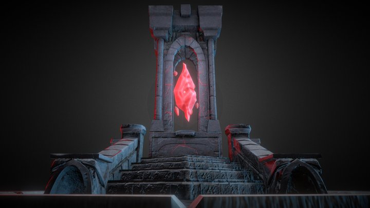 Agriel's Crystal Altar 3D Model