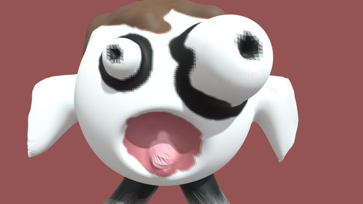 Funny sphere man 3D Model