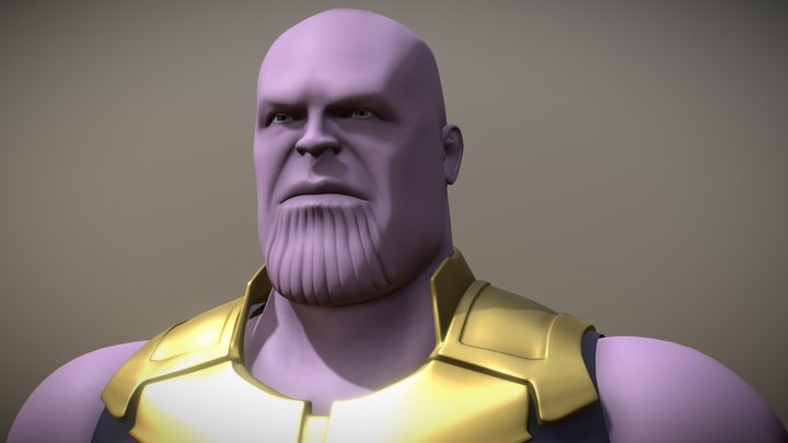 Thanos The Mad Titan 3D Model