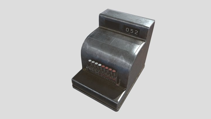 Cash Register 3D Model