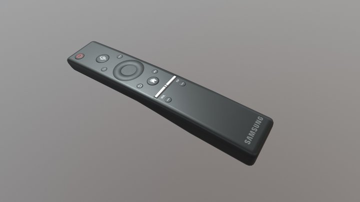 Tv Remote 3D Model