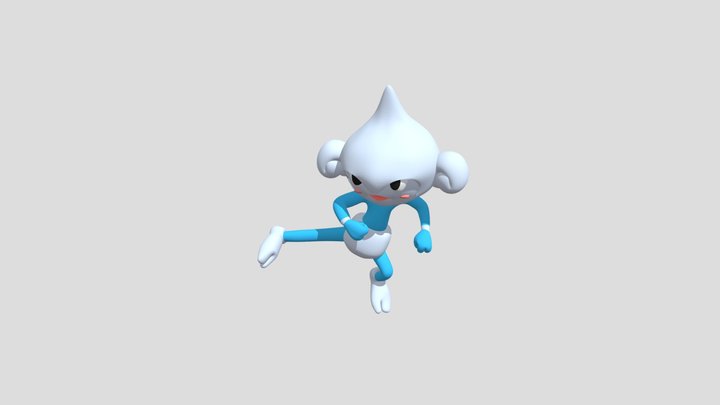 Meditite Pokemon 3D Model
