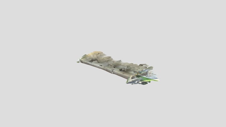 橋下柱子全 3D Model
