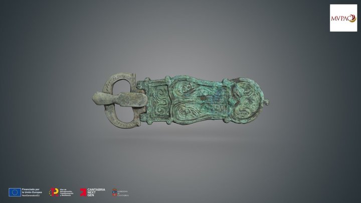 Broche de cinturón 3D Model