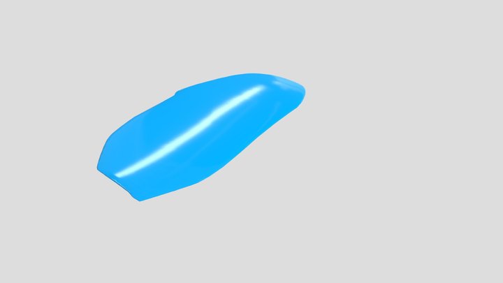 The Great Blue Emperor / Blue Slime 3D Model