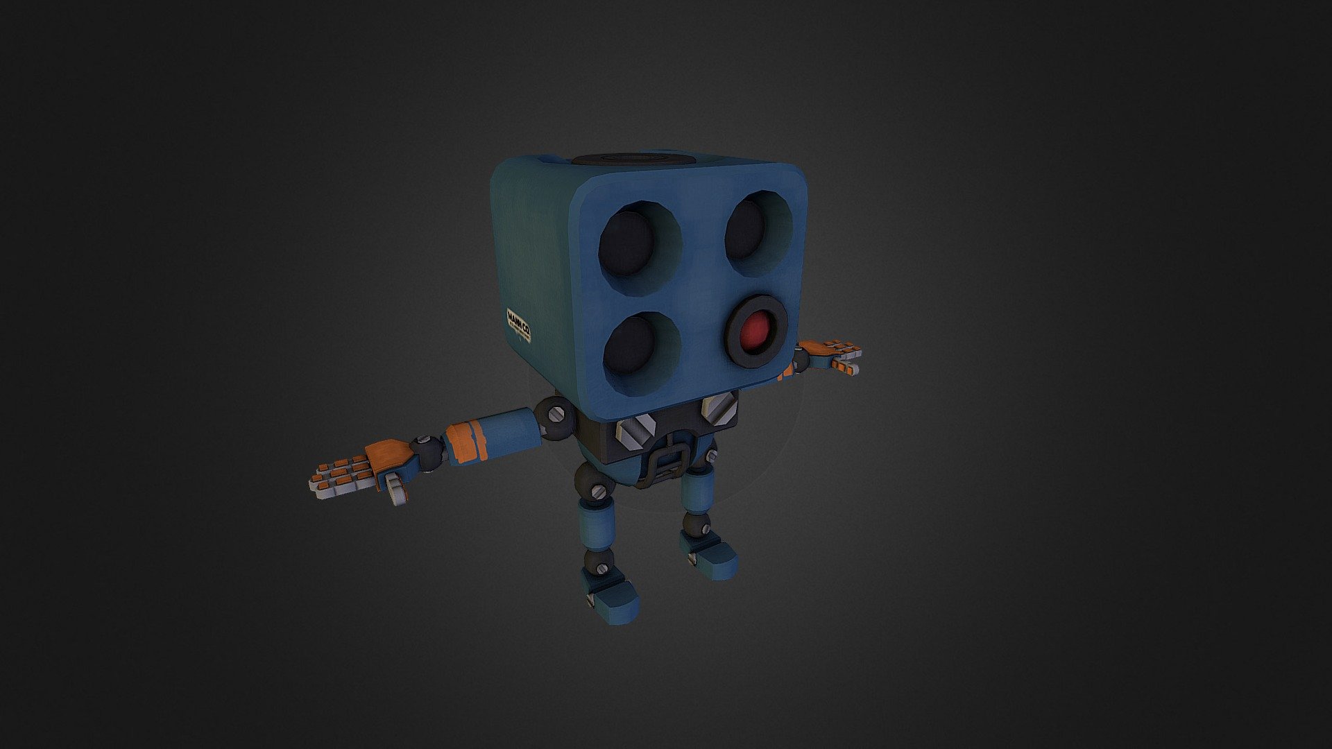 TF2: Sentry Bot - 3D model by Graham (@graham3d) [35ae635] - Sketchfab