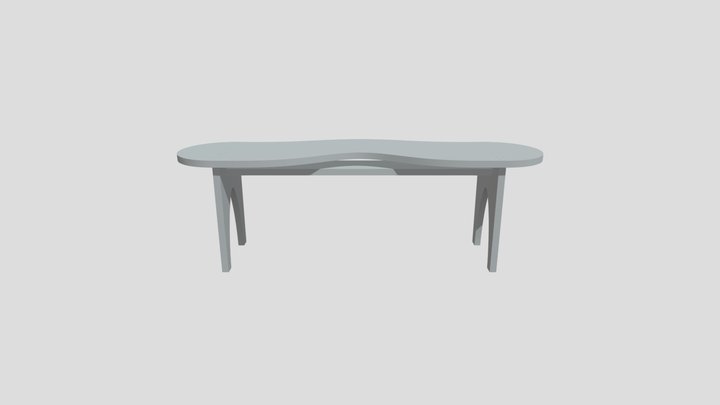 CNC Week Table 3D Model