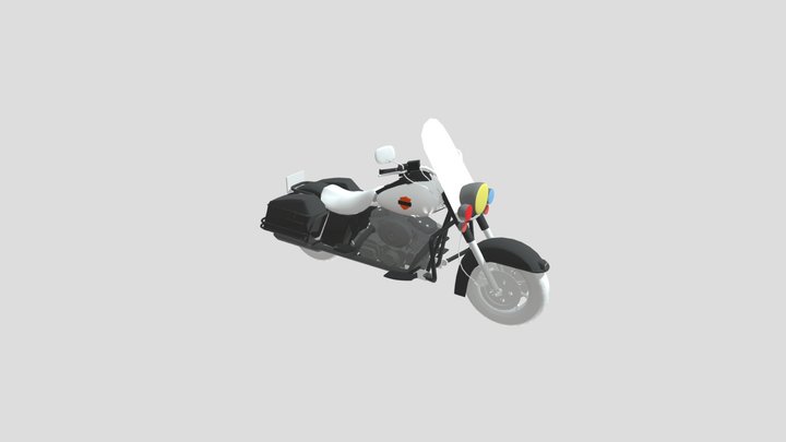 Motorcycle road king 3D Model