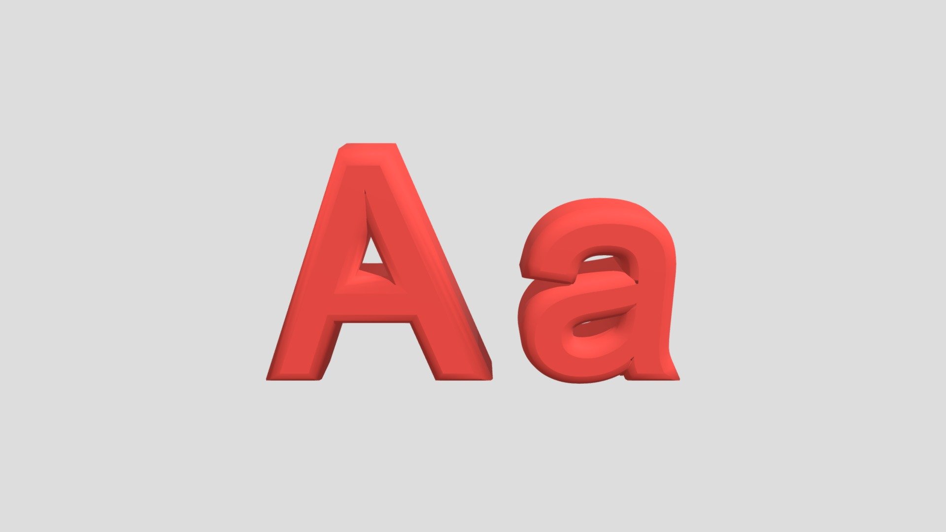 Alphabet Letter 3d Download Free 3d Model By Smyy [35b1a7c] Sketchfab