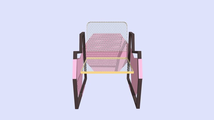 Hitbox: Outdoor Accent Chair (Decentraland) 3D Model