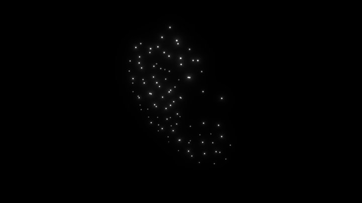 HippoCampus 420 dots 3D Model