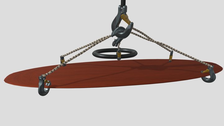 Rescue Stretcher Harness | Fire Fighters 3D Model