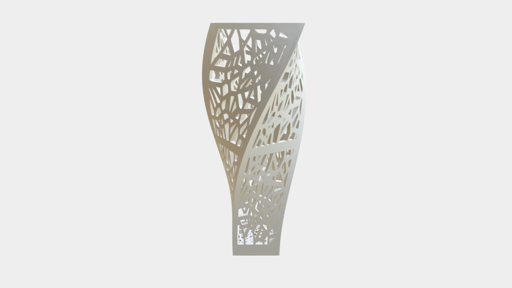 voronoi_twisted_vase 3D model by KIRAKIRA [35b28ed] Sketchfab