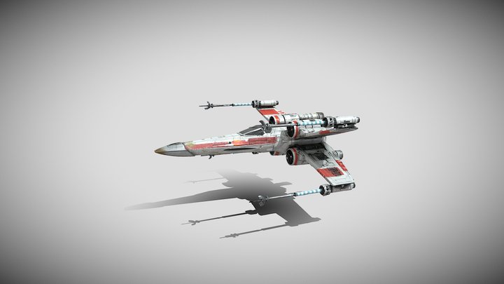 X-Wing Starfighter - Star Wars 3D Model