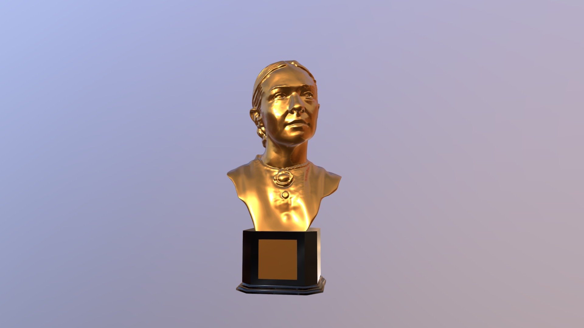 High Res Statue Render