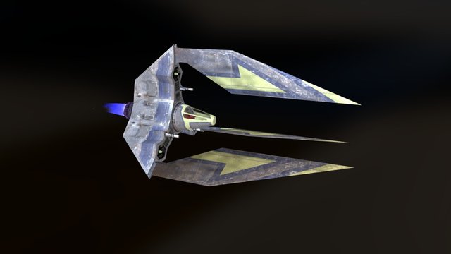 Pirate Space Craft 3D Model