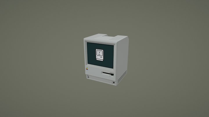 Mac Plus 3D Model