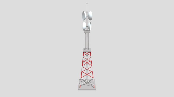 Satalite_Tower 3D Model