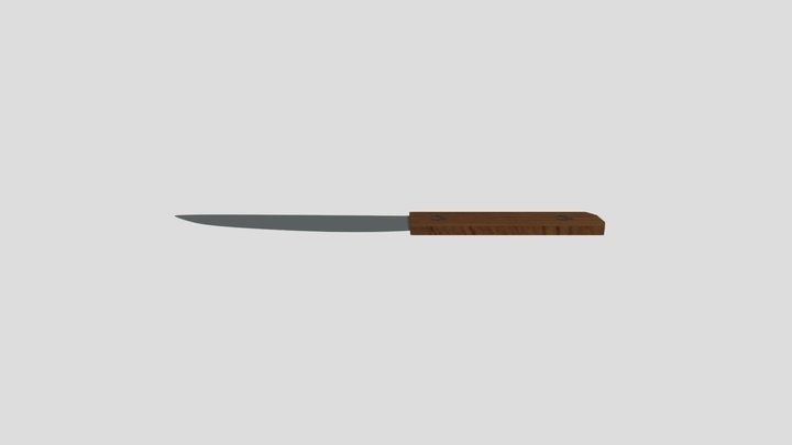 Simple Knife 3D Model