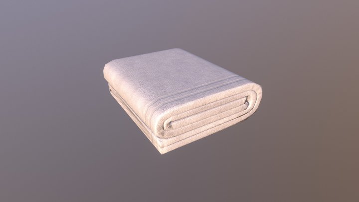 White Towel 3D Model