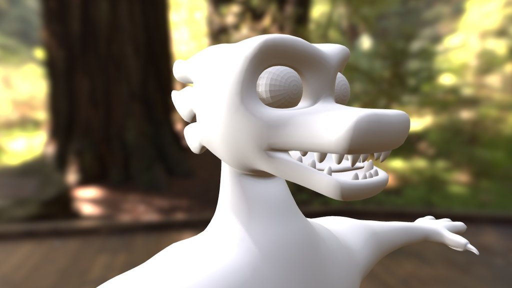 Anthro Dragon (WIP)