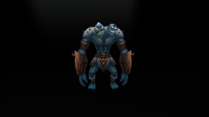 Two head MONSTER 3D Model