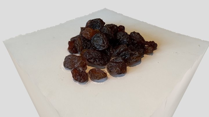 Pile of raisins 3D Model