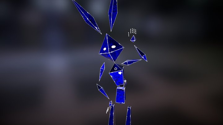 Polygon Rabbit 3D Model