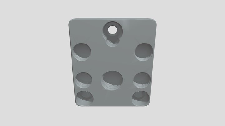 Daheng Tripod Mounting Plate 8mm Screw 3D Model
