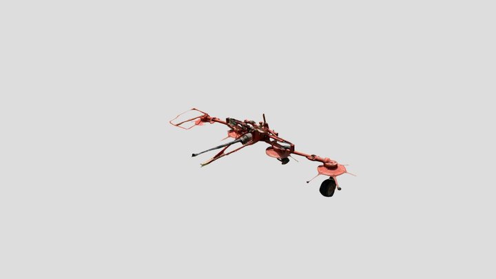 Hay Tedder 3D Model